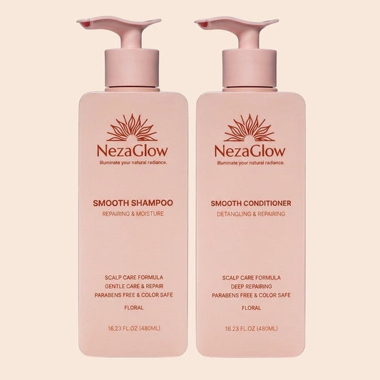 NezaGlow Smooth Shampoo and Conditioner Set